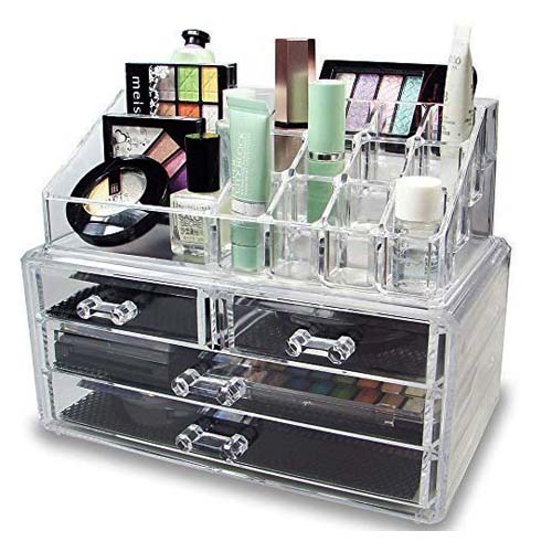 acrylic makeup organizers